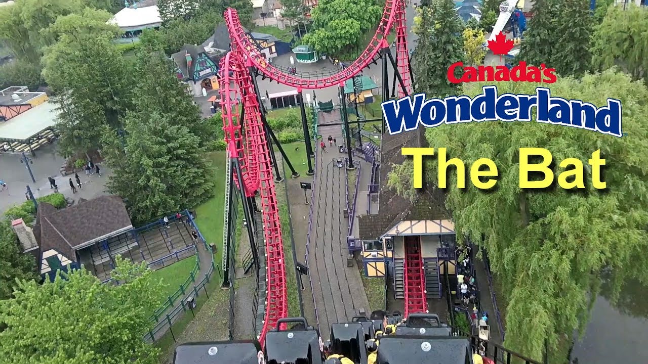 2018 The Bat Roller Coaster On Ride Hd Pov Canada S Wonderland Youtube