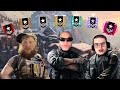 Sketch, Jynxzi, and CaseOH 3v3 Every Rank in Ranbow Six Siege