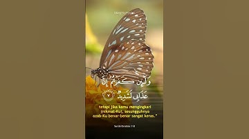 وَإِذْ تَأَذَّنَ رَبُّكُمْ لَئِن شَكَرْتُمْ لَأَزِيدَنَّكُمْ ۖ  - القارئ أحمد النفيس 🌿💚