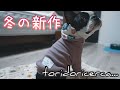 【犬服】冬の新作が出来たので試着してみました【ハンドメイド】