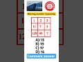 Missing number reasoning tricks #shortvideo #shorts #ytshorts #rrbgroupd #ntpc #groupd