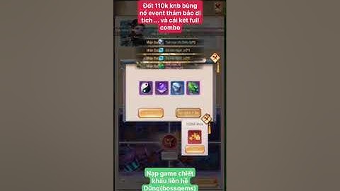 Yong herose ! Đốt 110.000 knb quay event và cái kết !