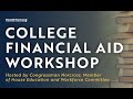 College Financial Aid Webinar Hosted by the Office of Congressman Norcross