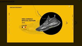 Sneaker Shop Landing Page - Speed Art