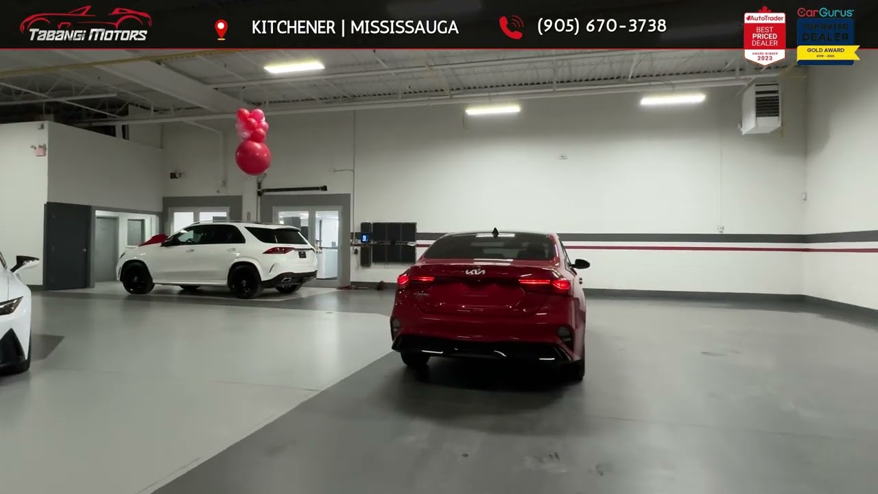 2023 Kia Forte Red  40837 KMs, Stock- 16993F