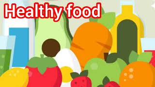 براجراف عن الطعام الصحي a paragraph about the healthy food.