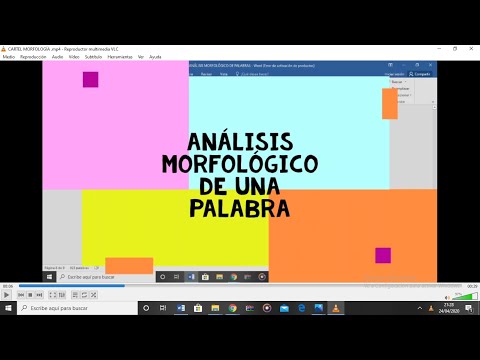 Video: Cómo Hacer El Análisis Morfológico De Una Palabra