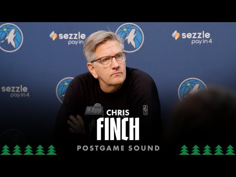"Sloppiness Lost Us The Game, We'll Be Ready Next Game." | Chris Finch Postgame Sound | 11.21.25