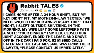 Famous I Came Home After A 24-Hour Shift, But My Key Didn’t Fit. My Mother-In-Law Texted: “We Need $20,000 Wealth