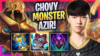 CHOVY IS A MONSTER WITH AZIR! - GEN Chovy Plays Azir MID vs Diana! | Season 2024