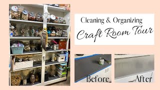 CRAFT ROOM TOUR CLEANING & ORGANIZATION CHALLENGE?W/ Heidi Sonboul Home & Beauty on Purpose at Home?