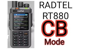 Radtel RT880 - CB Mode