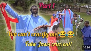 Fake Jesus cries out for fear of his life in danger!!! ⚡