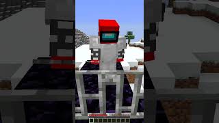 Minecraft: I Saved the Mutant Snow Golem... #Shorts