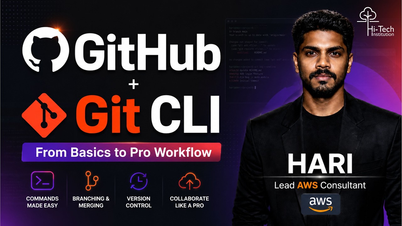 GitHub + Git CLI Full Course | From Beginner to Pro Workflow - YouTube