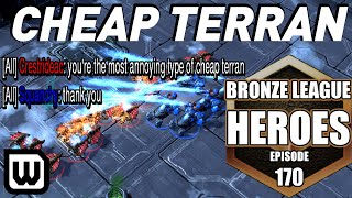 BRONZE LEAGUE HEROES 170: LOW BUDGET Turtle Terran