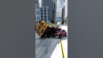 Hoe mensen een bus besturen - BeamNG.drive