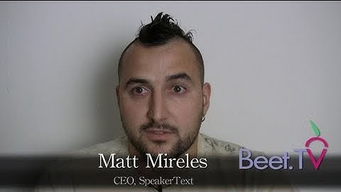 SpeakerText Produces "Clickable" Transcripts from Online Videos