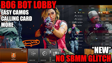 *NEW* GET BOT LOBBY in BO6! EASY CAMOS/NUKE CALLING CARD! NO SBMM GLITCH! BO6 GLITCHES! BO6 GLITCH