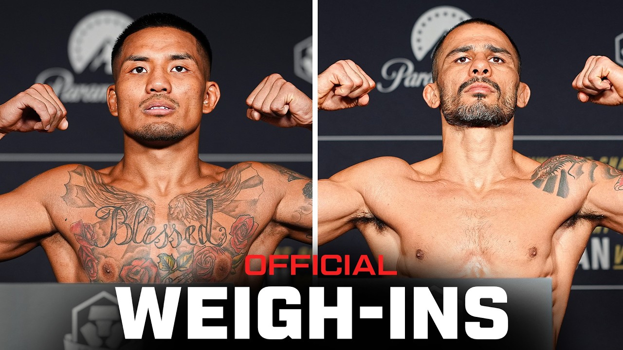 Van vs Pantoja 2 Weigh-Ins | UFC 331