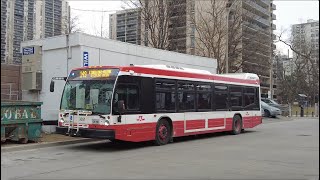 TTC 149 Etobicoke-Bloor New Route Bus Ride #3351 from High Park Stn to Kipling Stn (Jan 10th, 2025)