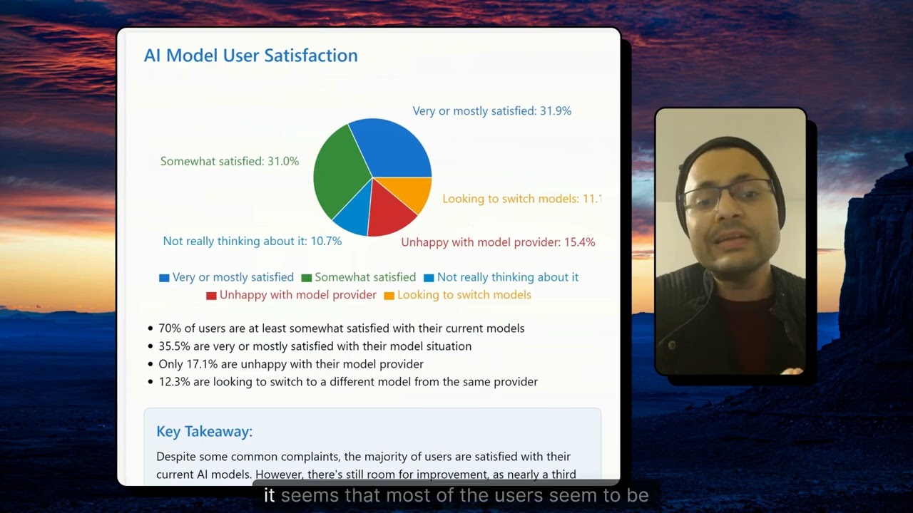 AI models types and user satisfaction in 2024