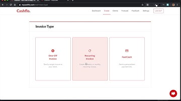 Create invoices with Cashflo