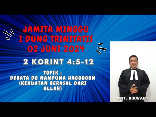 JAMITA MINGGU I DUNG TRINITATIS, 02 JUNI 2024 Type orang Kristen seperti Kapal Mesin class=