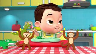 Animal Sounds Eating Song Kid Tastic - Nursery Rhymes For Kids Baby Meal Time