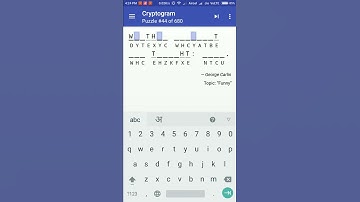Cryptogram Puzzle #44 Android Quote Answer