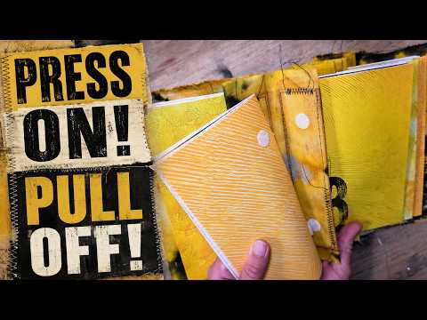 VELCRO DOTS - BINDING!? Removable Junk Journal Signatures! PRESS THEM ON & PULL THEM OFF!