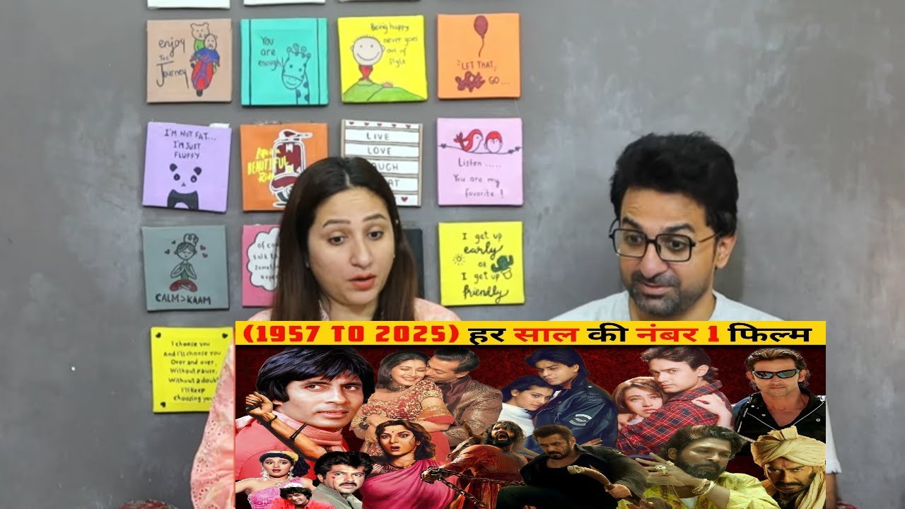 Pakistani Reacts to हर साल की नंबर 1 फिल्म (1957 To 2025), Indian Cinema High Grossing Movies List.