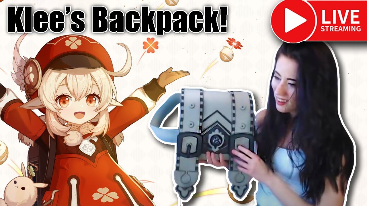 Klee's Backpack from Genshin Impact (Episode 2) Live Crafting Stream