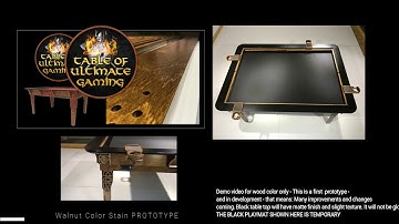 Table of Ultimate Gaming - Dark Stain Option Update