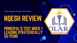 NQESH Review  Mock Test 1