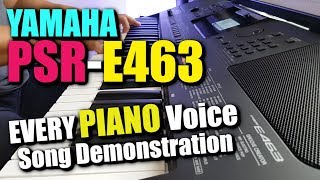 Yamaha PSRE463  PIANO Demonstration |Yamaha PSREW410