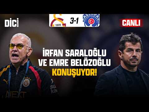 Canlı | Galatasaray, Kasımpaşa'yı Son Nefeste Devirdi! Emre Belözoğlu ve İrfan Saraloğlu Konuşuyor.