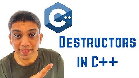 C++ Tutorial for Beginners - Destructors in C++
