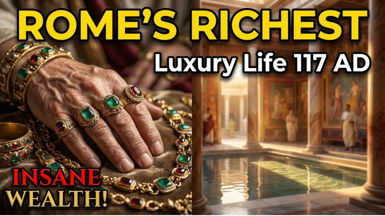 Wealthy Elite Life in Imperial Rome 117 AD - YouTube