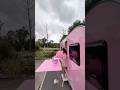 Night Bath In My Mini Pink Caravan
