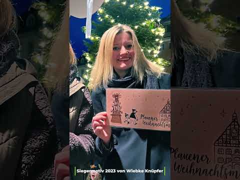 Kreative entwerfen Motiv für den Glühweinbecher 2024 auf dem Plauener Weihnachtsmarkt | V.TV