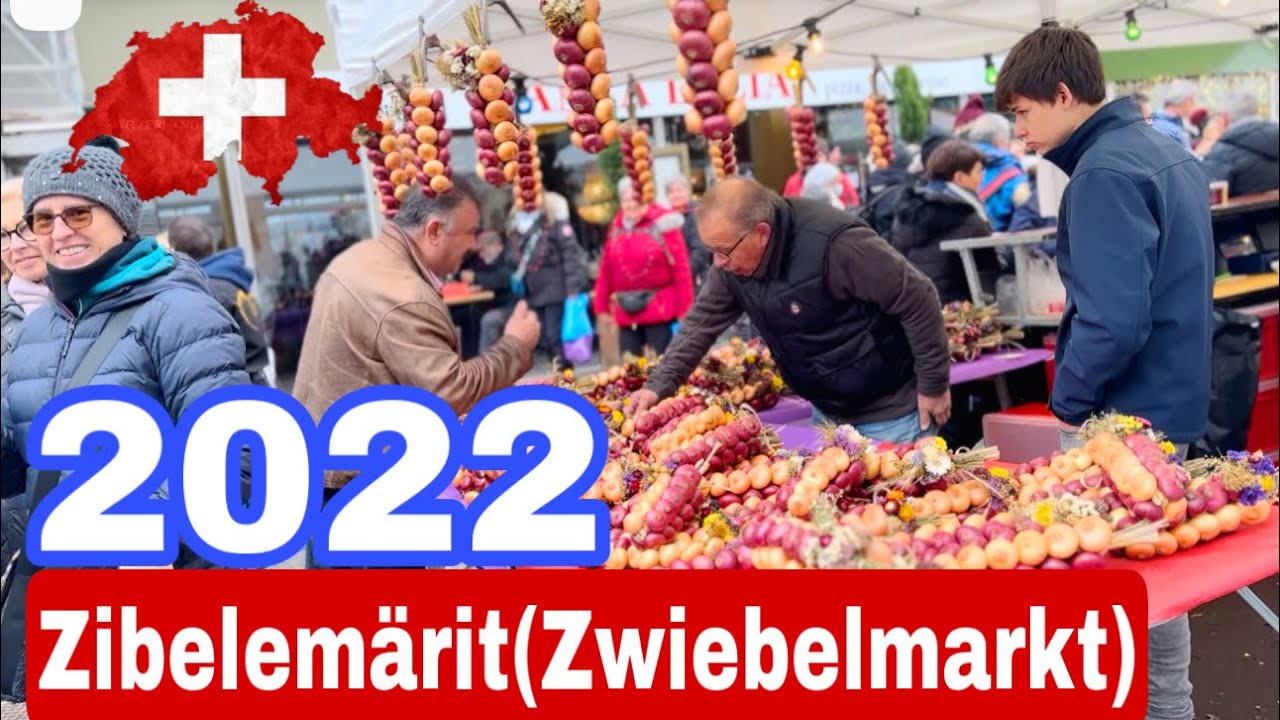 BERNER ZIEBELEMÄRIT 2022Zibelemärit (Zwiebelmarkt) BernOnion Marke BERN SWITZERLAND 2022
