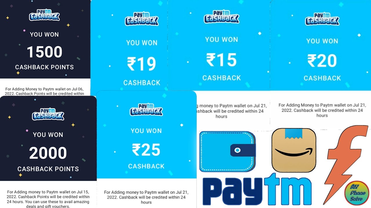 Paytm Add Money Offer July 2022 Amazon  Add Money 100%CashBack for All USERS