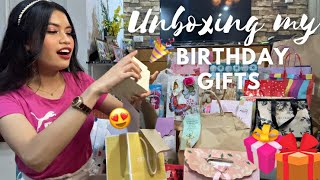 Unboxing My Birthday Gifts 🎁❤️ | JUSSEL