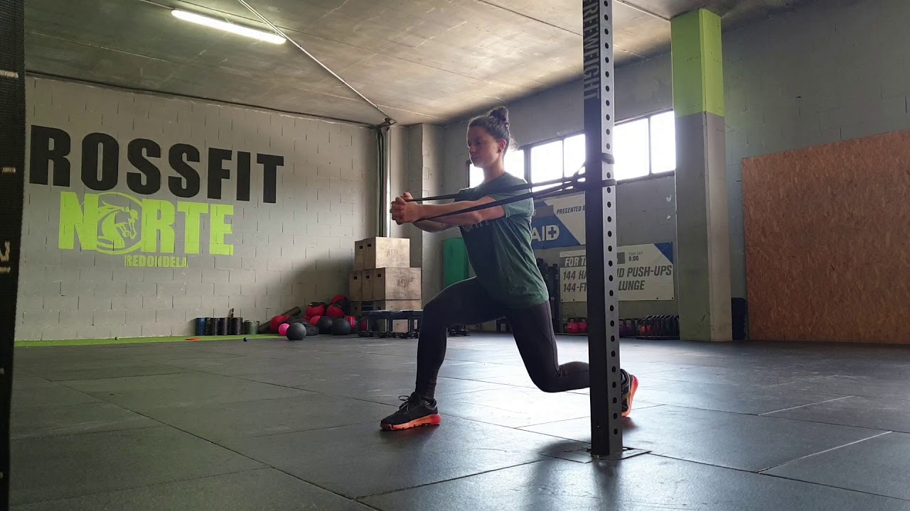 SPLIT SQUAT+ PALLOF PRESS - YouTube