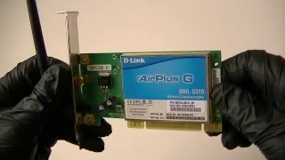 D-Link AirPlus G DWL-G510 Wireless Adapter - YouTube