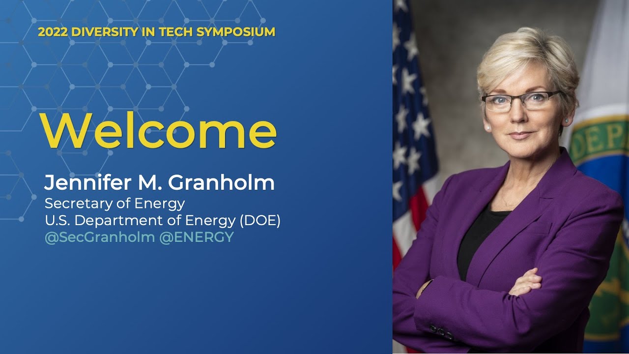 Welcome from Jennifer M. Granholm, Secretary of Energy , U.S ...