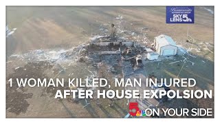 Explosion kills 1, injures another and wipes out a home in Missouri