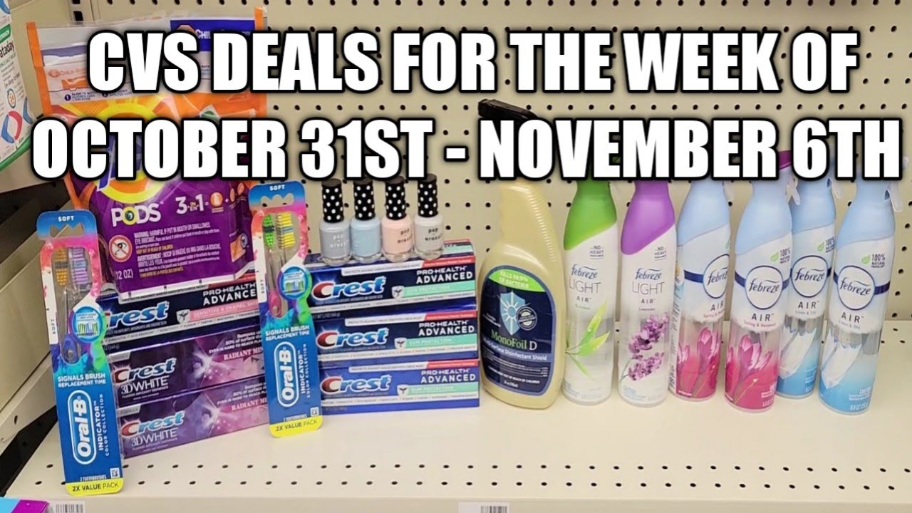 CVS DEALS FOR THE WEEK OF OCTOBER 31ST - NOVEMBER 6TH - YouTube