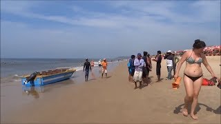 Goa sea beach entertainment. Mumbai to Goa.